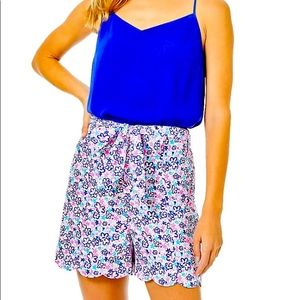 🆕Lilly Pulitzer Casia Stretch Shorts- Multi Fun Sun Repeat Ditsy🌸